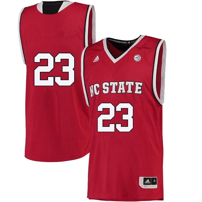 Men #23 Amber Richardson NC State Wolfpack College Basketball Jerseys-Red